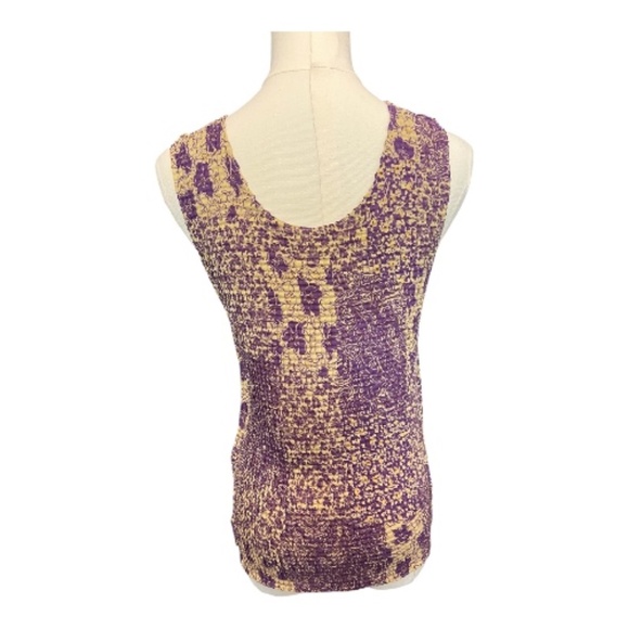 ✨ EUC IMPRESSIONS Purple & Tan Floral 2-Piece Matching Set | Women’s Sz XL - Picture 6 of 11